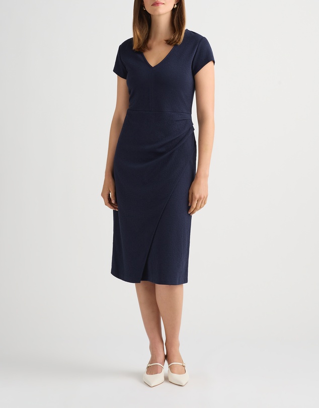David Lawrence - Ioni Textured Jersey Dress