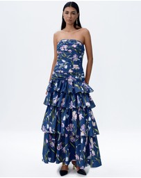 JUSTIN TONG - Elara Linen Ruffle Dress