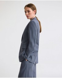 Oxford - Ebony Wool Blend Suit Jacket