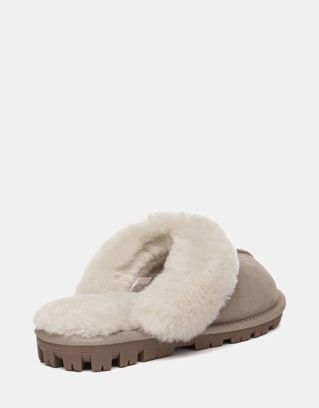 EVERAU - Australian Shepherd Ugg Waffle Slipper Sheepskin Upper House Shoes