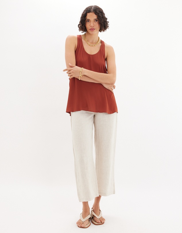 Amelius - Sabine Side Button Top