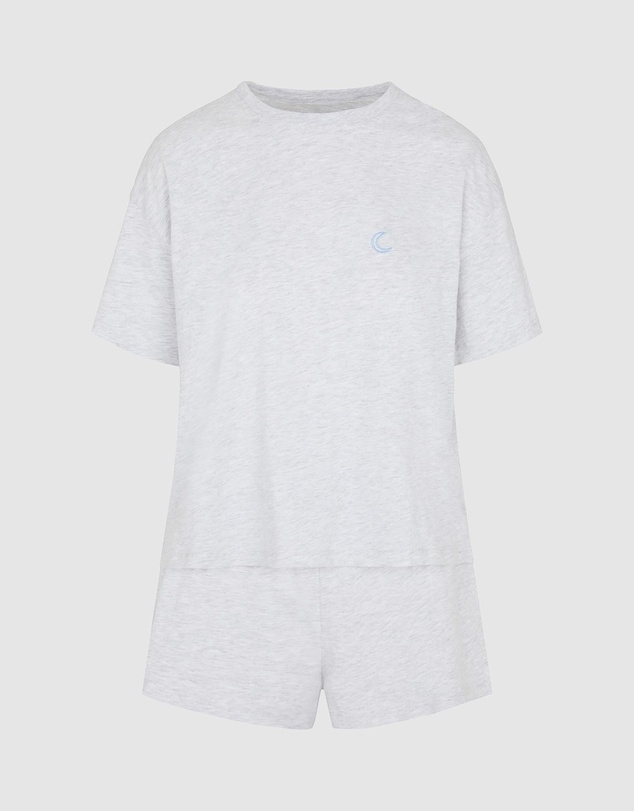 Hunkemoller - Embroidered Moon Short Pyjama Set