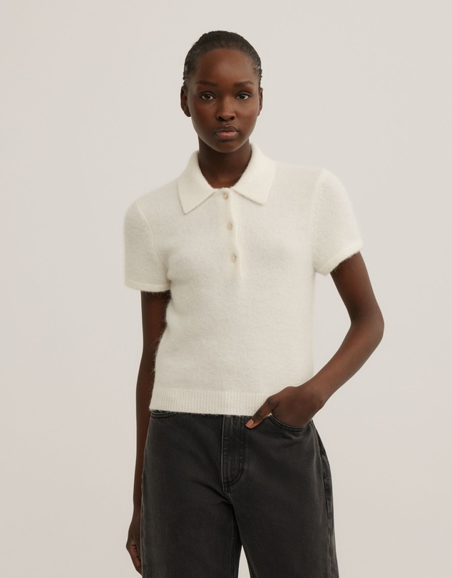 Witchery - Fluffy Polo T-shirt