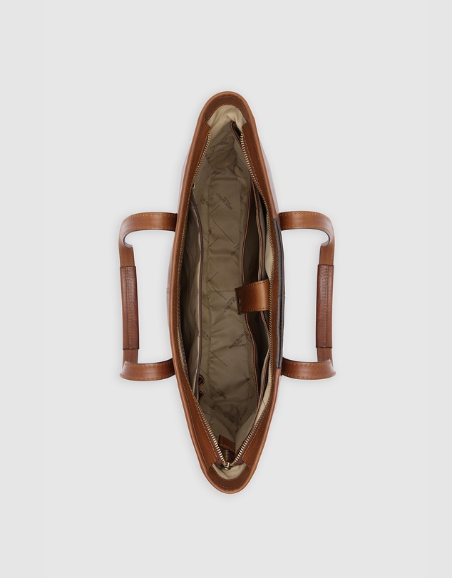 Florence - The Beatrice Matt Brown Leather Tote Work Bag