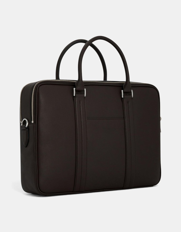 Oroton - Nicholas Double Zip Briefcase Smooth