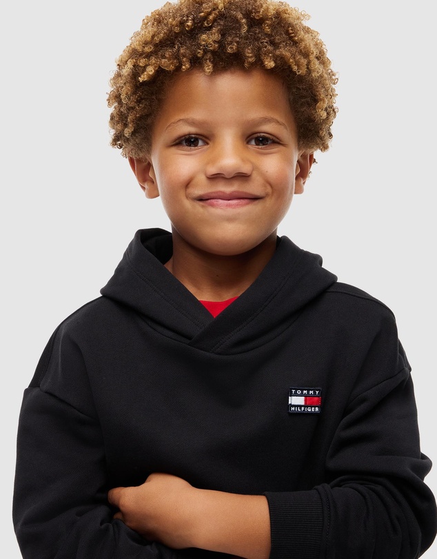 Tommy Hilfiger - Kids Unisex 3-7 Flag Logo Hoodie - Kids
