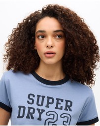 Superdry - Athletic Essentials Ringer Slim Fit Tee