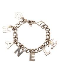 Pre-Loved by Azura Reborn - Pre-Loved Silver Plated Logo Charm Bracelet