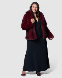 Pink Dusk by Curve Project - Hot Pursuit Fur Coat