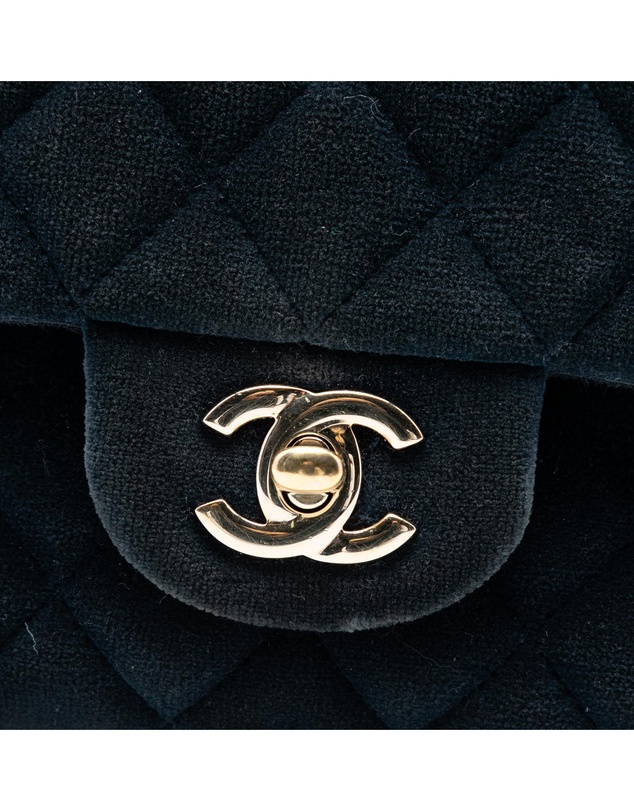 Pre-Loved by Azura Reborn - Pre-Loved Medium Classic Velvet Double Flap