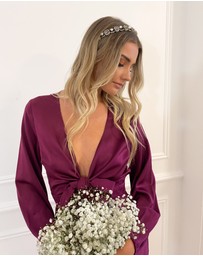 Esther Luxe - Bryleigh Dress - Bordeaux