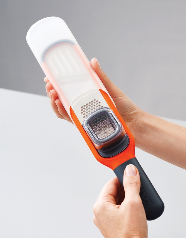 Joseph Joseph - Handi-Grate™ 2-in-1 Mini Grater & Slicer (Orange)