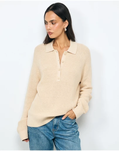 AERE - Lume Organic Cotton Knit Jumper