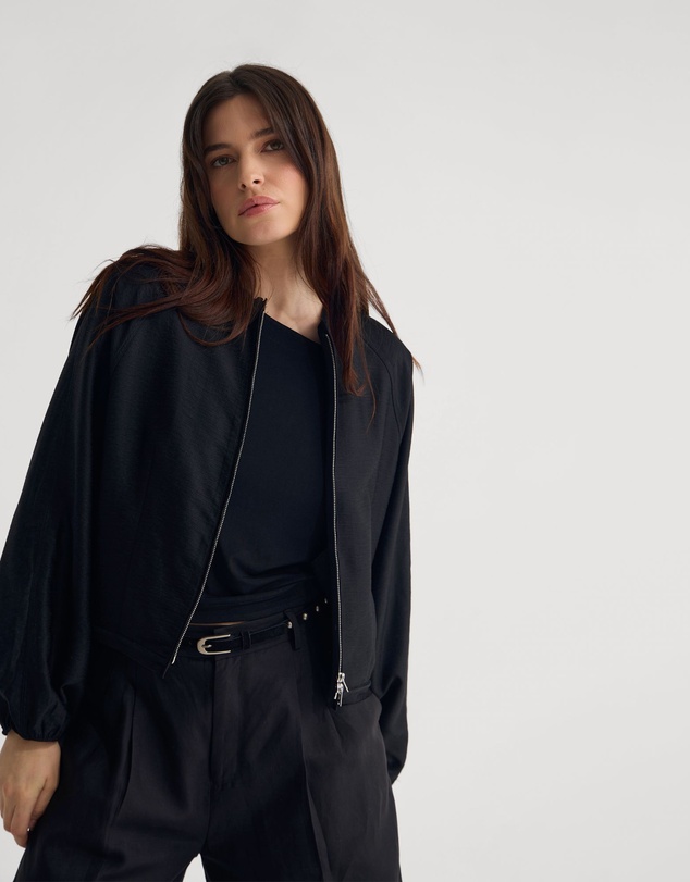 Oxford - Cindy Unlined Bomber Jacket