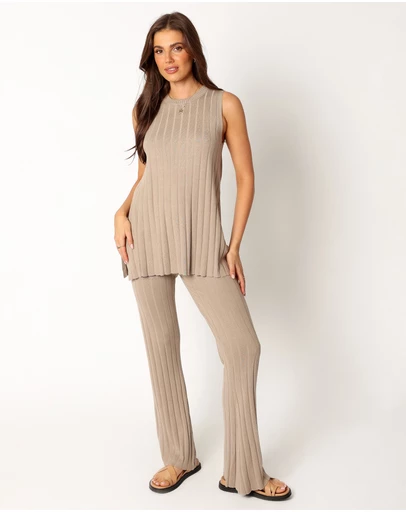 Petal & Pup - Silvie Knitted Set - Beige
