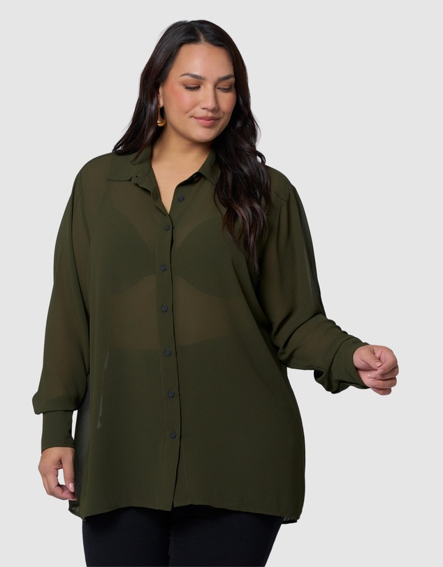 Sunday In The City - Vixen Sheer Shirt