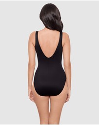 Miraclesuit Swimwear  - Raya de Safari Charmer V Neck Tummy Control Swimsuit