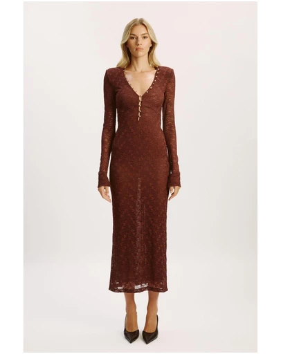 Bardot - Zenia Long Sleeve Midi Dress