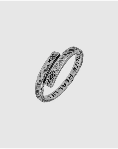 Haze & Glory - ICONIC EXCLUSIVE - Twisted Eye Ring in 925 Silver