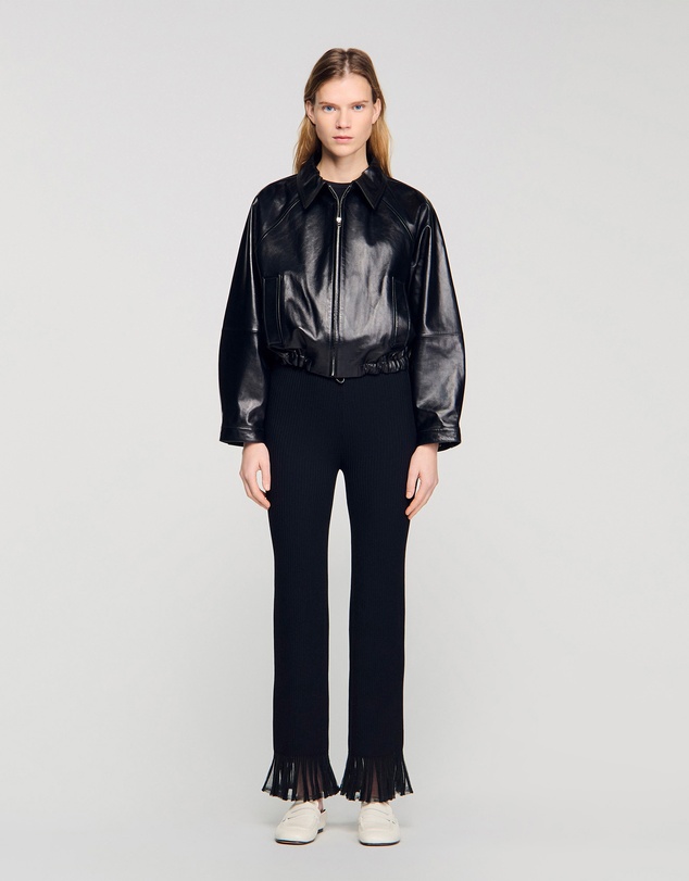 Sandro - Madison Leather Jacket