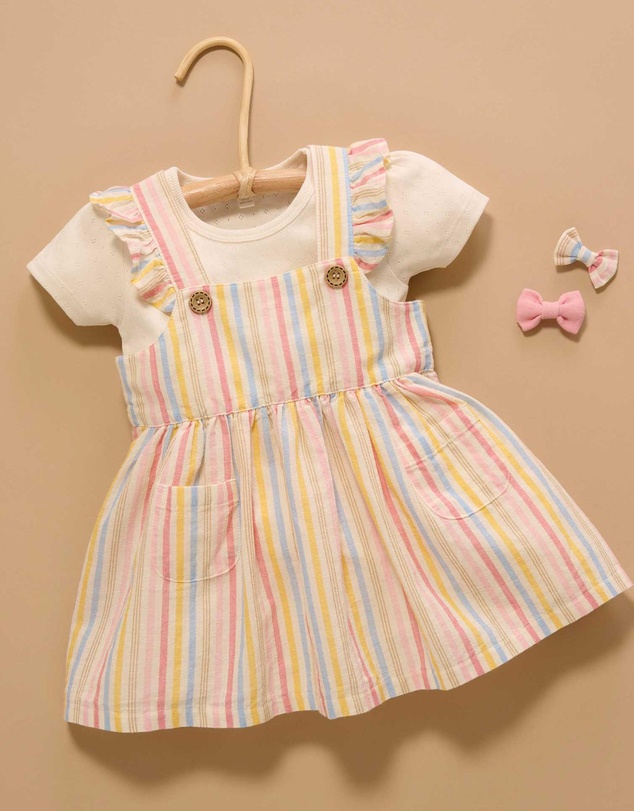 Purebaby - Linen Blend Pinnie -Kids-Babies
