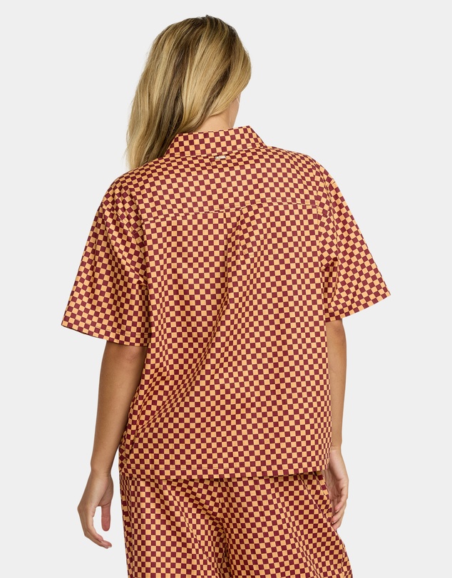 RVCA - Womens Devon Short Sleeve Shirt