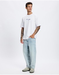 Thrills - Mid Slacker Relaxed Long Denim Jeans