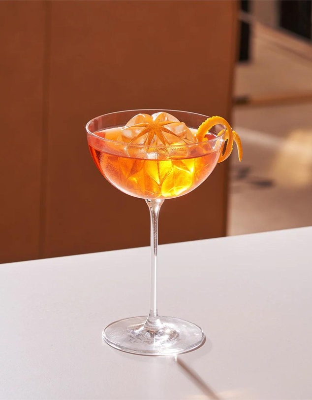Peak - Cocktail Ice Cube Ripple Charcoal