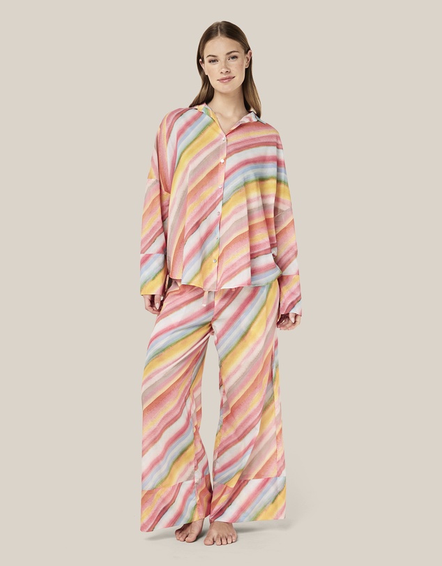 Papinelle - Sophie Stripe Full Length PJ