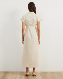 Atmos&Here - Marcy Pin Tuck Midi Dress