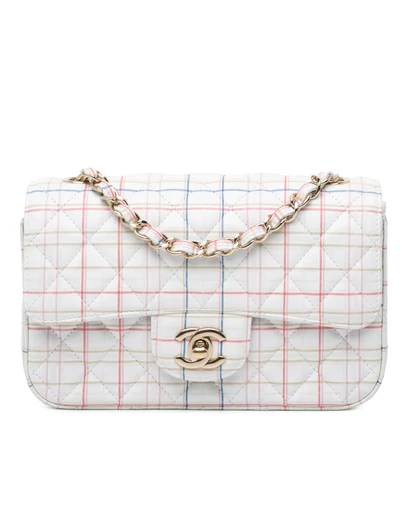 Pre-Loved by Azura Reborn - Pre-Loved Mini Rectangular Classic Printed Calfskin Single Flap