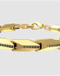GUESS - Gold-Tone Matte Crystals Bracelet
