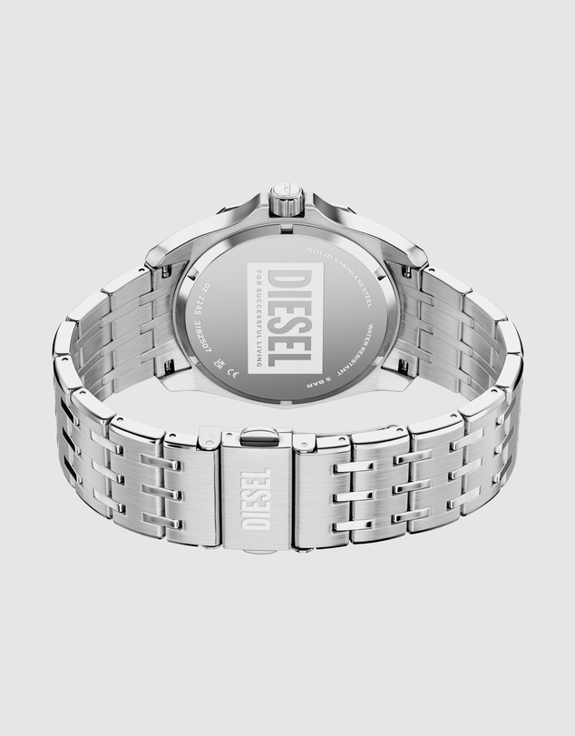 Diesel - Stinger 3-Hand Silver Tone Analogue Watch