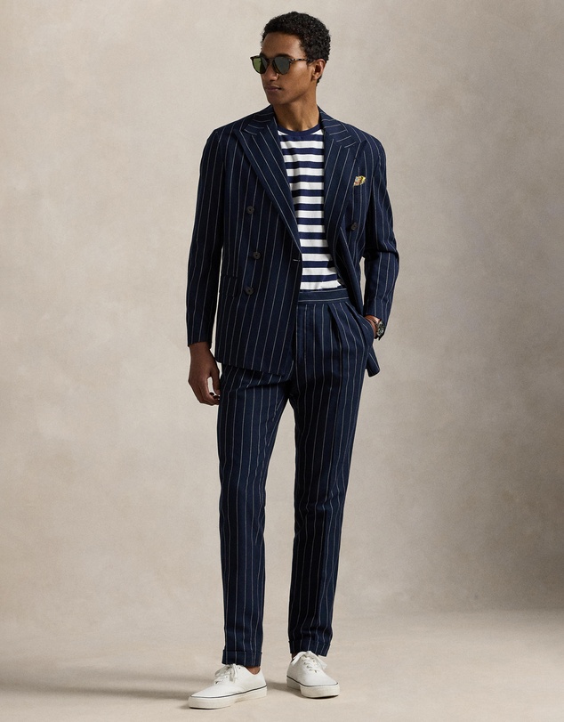 Polo Ralph Lauren - ICONIC EXCLUSIVE - Custom Slim Fit Striped Jersey T-Shirt