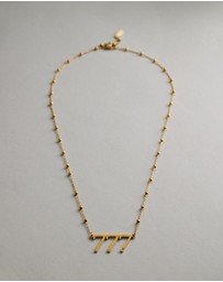 Jackie Mack - Wisdom Necklace Angel Number 777