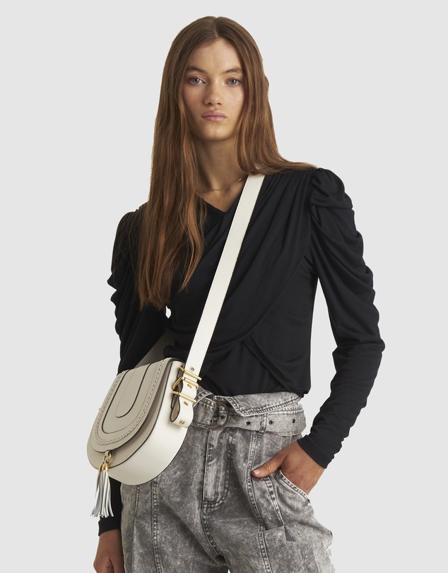 Zerafima - Jersey Gathered LS Top