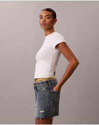 Calvin Klein Jeans - Pride Monologo Baby Tee
