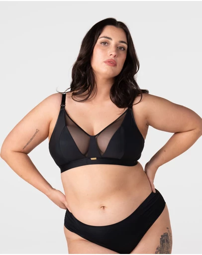 Hotmilk Maternity Lingerie - Flawless Full Cup Plunge Nursing Bra - Wirefree