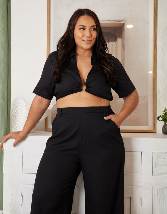 Esther & Co - Latifa Shirt - Black