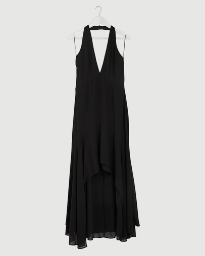 Revibe - Repaired CHANCERY Freya Halter Midi Dress - AU 12