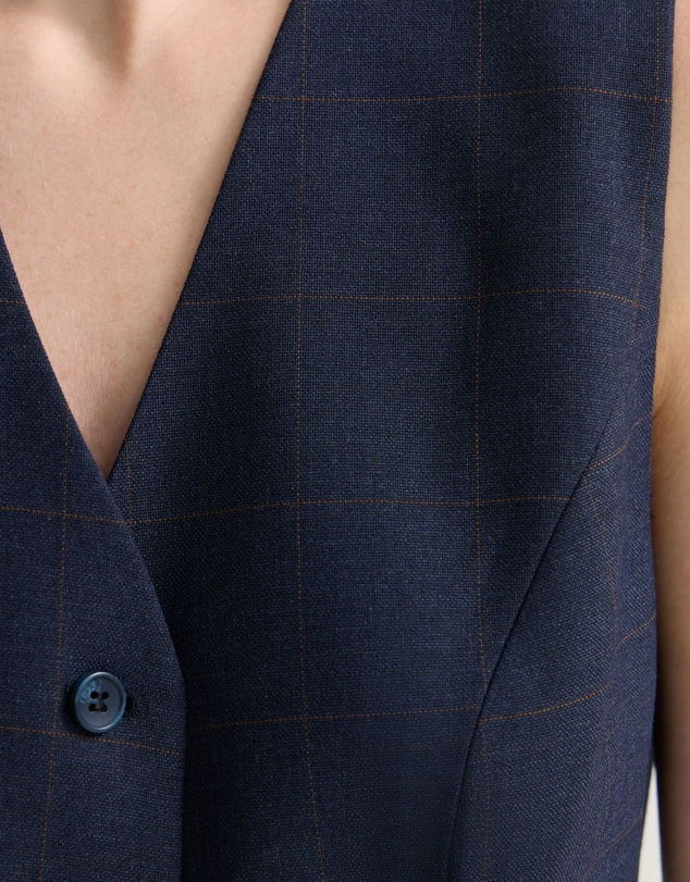 Oxford - Alice Checked Waistcoat