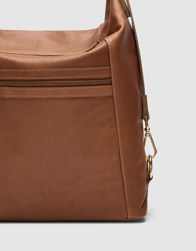 Florence - Regina Brown 3-in-1 Convertible Backpack