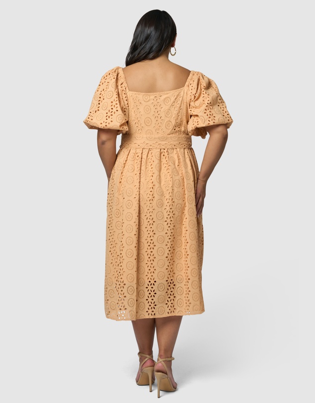 Something 4 Olivia - Eliza Broderie Midi Dress