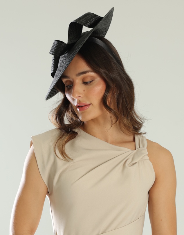 Morgan & Taylor - Trisha Fascinator in Black