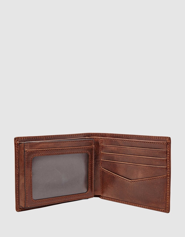 Fossil - Ryan Dark Brown RFID Flip ID Bifold