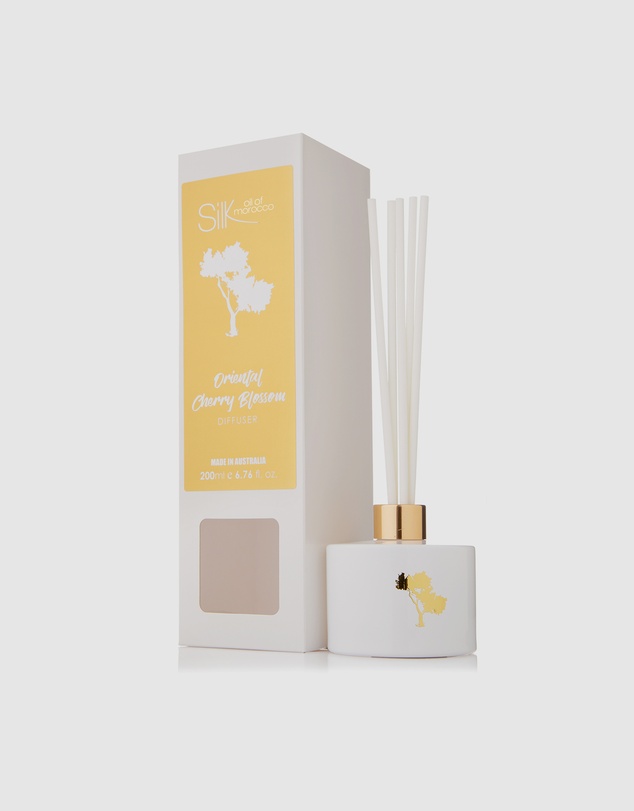 Silk Oil of Morocco - Oriental Cherry Blossom Luxe Reed Diffuser