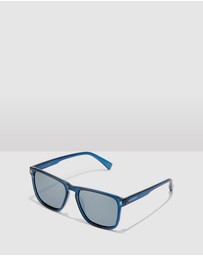 Hawkers Co - HAWKERS - Polarized Navy Chrome DUST Sunglasses for Men and Women UV400
