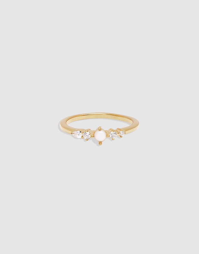 By Charlotte - Sea Foam Ring
