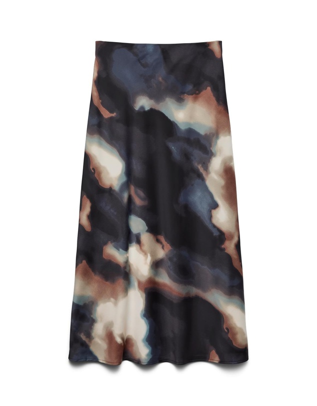 Vero Moda - Joa High Waisted Printed Maxi Skirt