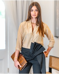 Youmsara - Draped Bow Pants